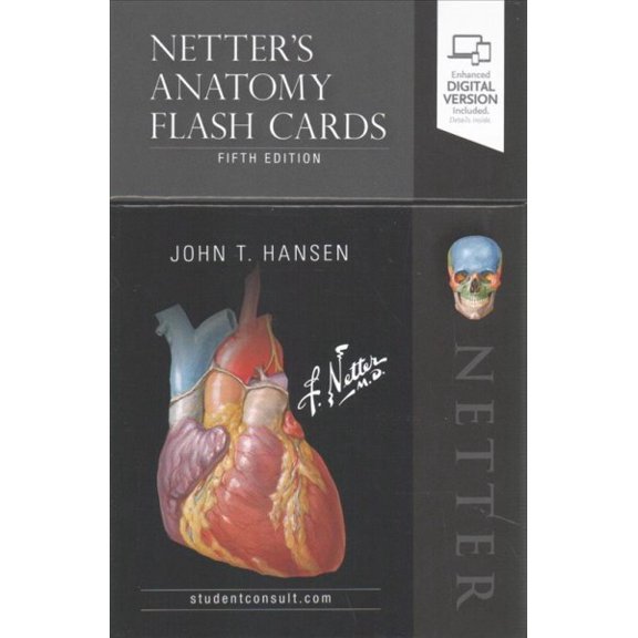 Pre-Owned Netter's Anatomy Flash Cards, 5e (Netter Basic Science) Paperback