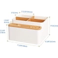 thumbnail image 2 of Organizador de escritorio de material ABS seguro para la electricidad, diseño elegante y con estilo para almacenamiento multiusos, ayuda a ahorrar espacio y tiempo al mantener su escritorio organizado, 2 of 7