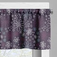 thumbnail image 3 of Ambesonne Floral Valance Pack of 2, Doodle Daisy Blossoms, 54"X18", Multicolor, 3 of 5