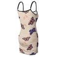 thumbnail image 6 of Ladies Elegant Sling Sleeveless Sexy Dress leaf, 6 of 6