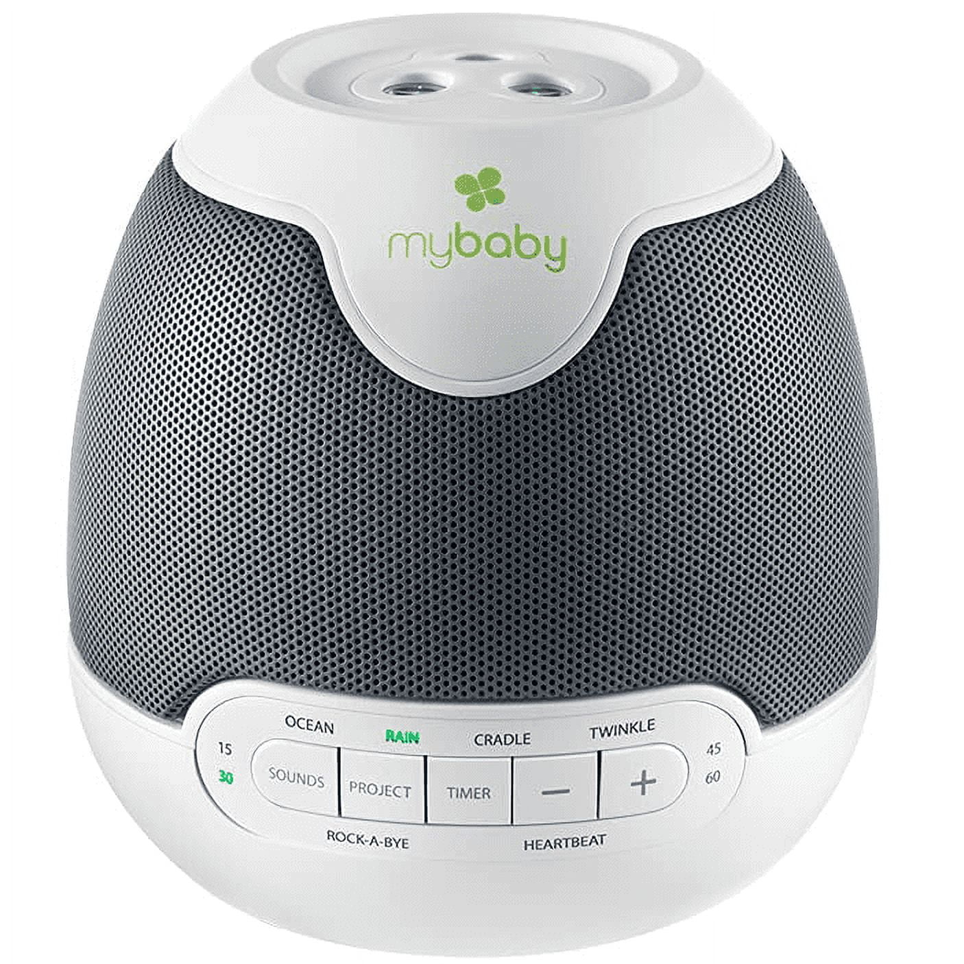 HoMedics My Baby Lullaby Sound Spa Sound Machine and White Noise Machine - Sounds & Projection, Plays 6 Sounds & Lullabies, Image Projector Featuring Diverse Scenes, Auto-Off
