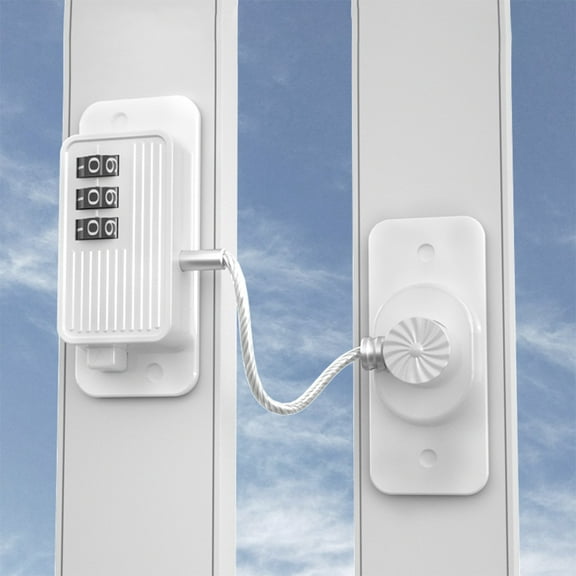 Refrigerator Lock, Combination Lock, Adhesive Lock, Keyless Security Lock, Home Safety Lock for Appliances, Multi-Use Refrigerator Lock