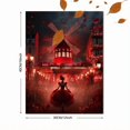 thumbnail image 3 of Paris Moulin Rouge Abstract Canvas Print Multi Room Home Cafe Hotel Wall Decor Gift, 3 of 8