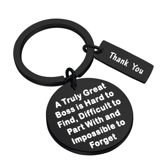 Boss Gift A Truly Great Boss is Hard to Find Difficult To Part With and Impossible To Forget Keychain Thank You gift retirement gift for Boss