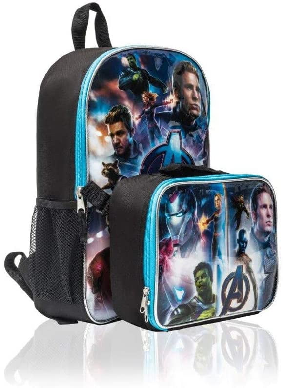 Deadpool Marvel Kids Boys Backpack Schollbag Insulated Lunch Bag Pen Case Lot 