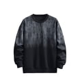 thumbnail image 1 of asjyhkr Chemises Décontractées Grande Taille pour Hommes Manches Longues Col Rond Chandail Dégradé Randonnée Extérieur Sans Capuche, M-4TG, 1 of 2
