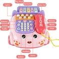 thumbnail image 4 of Toddler Telephone Developmental Toys for 1 2 3 Year Old Boy Girl Gifts Toy Baby Telephone with Music and lighting Baby Toys Educational Learning Toys for 12 18 24 Months, 4 of 5
