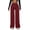 #03Wine, variant on Straight Leg Leggings for Women Wide Leg Yoga Pants High Waist Stretch Casual Bottoms Buttery Soft Leggings Green M