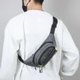 thumbnail image 6 of ROLKFUK SportStastic Mens Crossbody Sling Bag Small Lightweight Waterproof Nylon Chest Pack for Travel Running Daily Commute with Headphone Port, 6 of 7