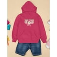 thumbnail image 3 of Think Positive Daisies Hoodie Juniors -Image by Shutterstock,  Large, 3 of 4