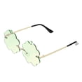 thumbnail image 1 of 1 Pair Rimless Eyeglasses Funny Sunglasses Props Party Eyeglasses Decoration, 1 of 8