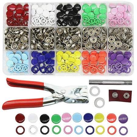 

9.5mm Snap Fasteners Tool with Plier Accessories Study Studs 100set Snaps