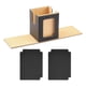 thumbnail image 4 of Caja para baraja de cartas coleccionables de béisbol con separadores y soporte para tarjetas Caqui, 4 of 9