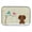 Red Brown, variant on Christmas Presents between Friends Dachshund Black Tan Dish Drying Mat