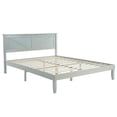 thumbnail image 2 of Zimtown Queen Bed Frame,Solid Pine Wood Queen Platform Bed, Gray, 2 of 10