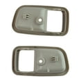 thumbnail image 2 of TRQ Interior Door Handle Bezel Light Charcoal Gray Front Pair for Tundra DHA37295, 2 of 4
