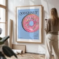 thumbnail image 3 of Pink Glaze Doughnut - Typography Pop Art Kitchen Decor Modern Art Pastel Humor Unframed Wall Art Print 6 x 8 inches, 3 of 16