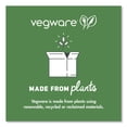 thumbnail image 6 of Vegware White Molded Fiber Clamshell Containers, 3-Compartment, 8 x 17 x 2, White, Sugarcane, 200/Carton, 6 of 6