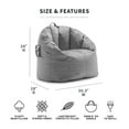 thumbnail image 6 of Big Joe Milano Bean Bag Chair, 2.5 feet, 6 of 11
