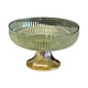 thumbnail image 3 of Frutero decorativo elegante y duradero con base de pedestal para ensalada. Oro Verde, 3 of 9