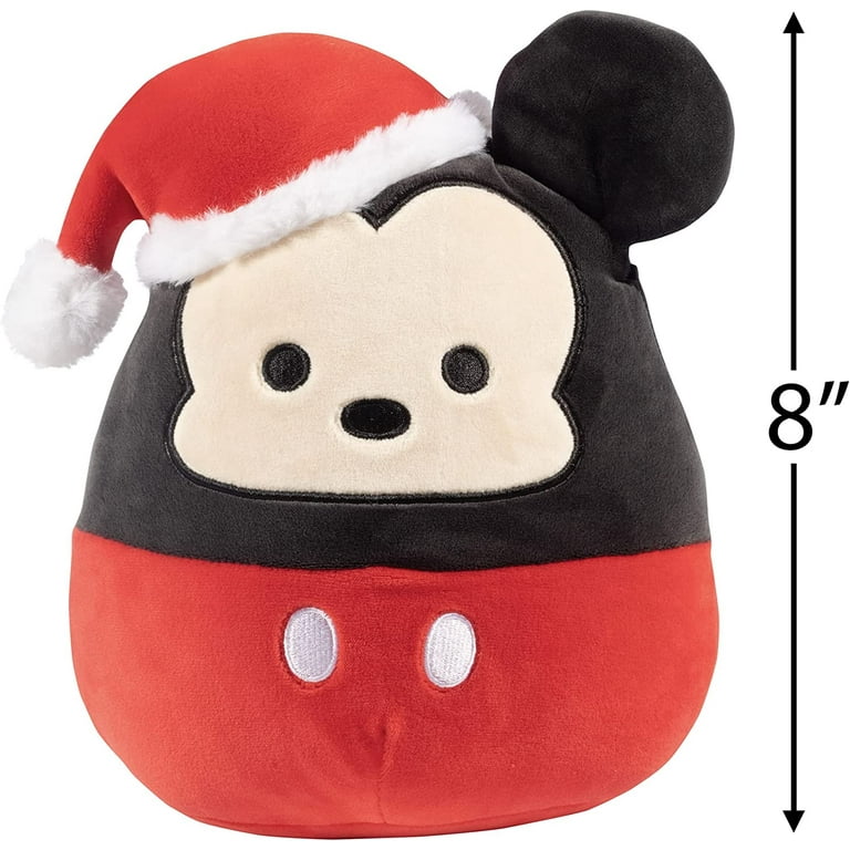 2 pack Squishmallows Original 8 Inch Santa Mickey Mouse Official Jazwares Christmas Plush Collectible Soft Squishy Disney Stuffed Animal Toy Gift for Kids Girls Boys Walmart