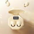 thumbnail image 4 of Mini True Wireless Earbuds Active Noise Cancelling Bluetooth 5.4 IPX5 Waterproof 40H Playtime Fast Charging Digital Display Low Latency Surround Sound In Ear Headphones(Beige), 4 of 6