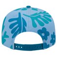 thumbnail image 4 of Men's New Era Teal Jacksonville Jaguars Leafy 9FIFTY Snapback Hat, 4 of 6