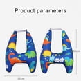 thumbnail image 3 of Forma de H: soporte para la cabeza para dormir en el automóvil para niños, almohada para dormir en el automóvil para niños, utilizada en asientos de automóvil para sostener el cuerpo y la cabeza, 3 of 3
