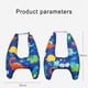 thumbnail image 3 of Forma de H: soporte para la cabeza para dormir en el automóvil para niños, almohada para dormir en el automóvil para niños, utilizada en asientos de automóvil para sostener el cuerpo y la cabeza, 3 of 3