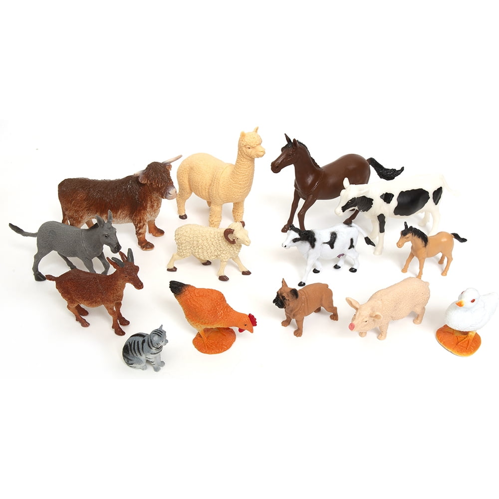 Zoo Troop Multipack Farm Set – 14-Piece Farm Figurine Adventure Pack