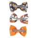 thumbnail image 5 of Ganchos de pelo de Halloween con estampado de pato de 3 piezas para mujeres en blanco y azul, 5 of 5