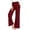 Wine, variant on Admvng Women's Pants High Waisted Wide Leg Front Seams Solid Trousers