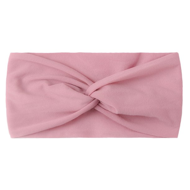 1 Uds. Diadema para bebé de Color caramelo para primavera y verano, diademas elásticas suaves anudadas retorcidas para niña, accesorios para el cabello