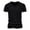 Black, variant on hoksml Men's Quick Dry Top Solid Color V-neck Athletic T-Shirts Casual Breathable Elastic Short Sleeved Summer Lightweight Slim Fitting Tee Shirts