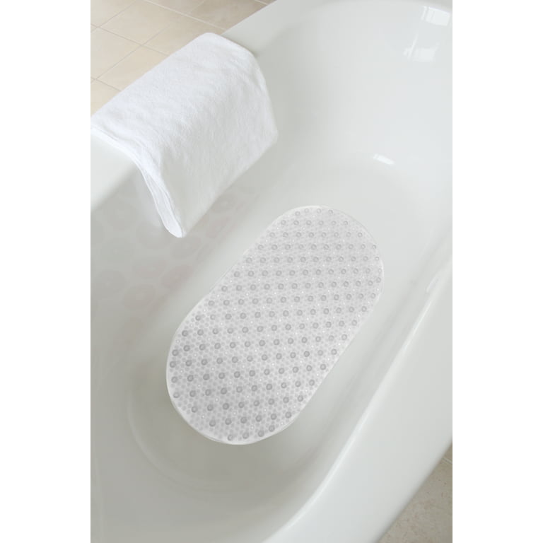 Clear Non-Slip Shower Bath Tub Bubble Mat Safety Rubber Floor Suction Cups  Grip