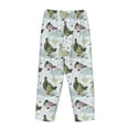 thumbnail image 3 of Lsque Mallard Ducks Wild Birds Print Women's Pajama Pants, Lounge Pant - Comfortable Home Wear,Elastic Waistband, Stylish Design-Large, 3 of 9