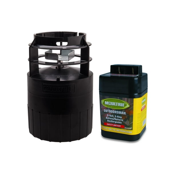 Moultrie 360° Pro Hunter Game Deer Feeder Kit + 6 Volt Rechargeable