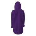 thumbnail image 6 of Hurxie Sweatshirt for Women Loose Fit Casual Long Sleeve Hooded Sweatshirts Hoodies with Pocket Purple L, 6 of 6