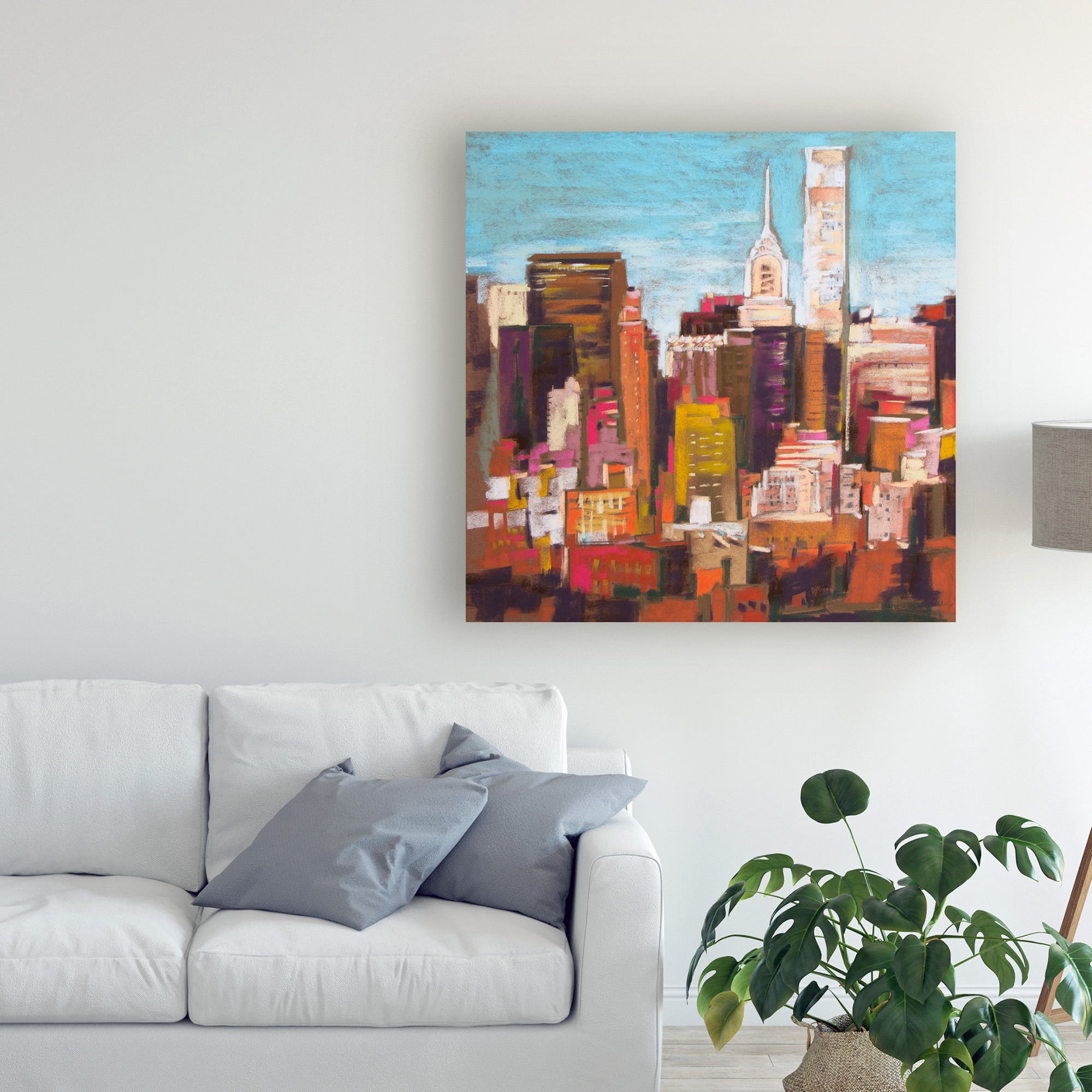 Trademark Fine Art 'City Color III' Canvas Art by Jennifer Gardner
