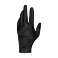 thumbnail image 2 of Guante de golf profesional para zurdos para hombre, resistente al desgaste, transpirable, elástico, de microfibra, cómodo para practicar putting de Negro, 2 of 8