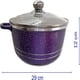 thumbnail image 5 of Batería De Cocina CHIC FLIC Recubrimiento De Granito 10 Pz 5 Ollas Y 5 Tapas Morada De Aluminio, 5 of 6