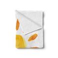thumbnail image 2 of Grunge Soft Flannel Fleece Blanket, Sun Illustration Childish Watercolor Brush Painting Style Kids Nursery Playroom Picture, Cozy Plush for Indoor and Outdoor Use, 50" x 70", Yellow, by Ambesonne, 2 of 5