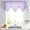 Purple, variant on Kiibsot 3-Pack Halloween Beaded Sheer Valance Curtains for Windows, Triangle Sheer Voile Kitchen Swag Curtain Valances Boho Bead Tassels Window Valances for Bedroom Living Room, Each 51 x 24 Inch
