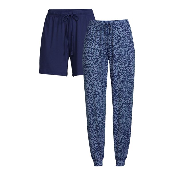 Hanes Women's Shorts and Pants Set, 2Piece