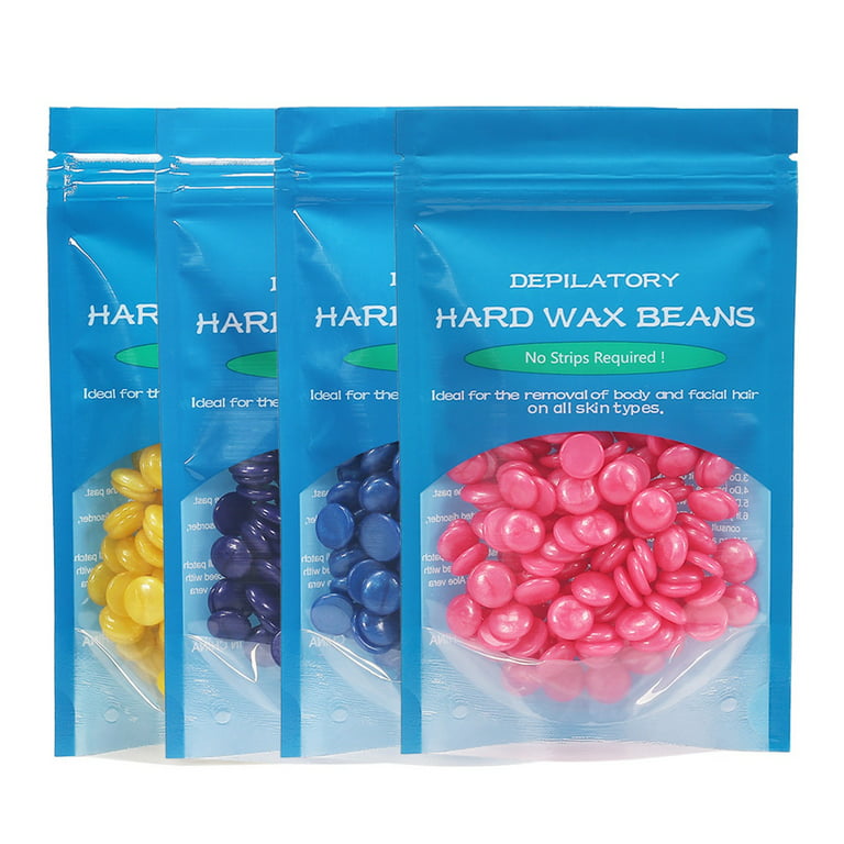YOUNG VISION Hard Wax Beads for Hair Removal, 2.2 LB/1000g/35 OZ Total, 10  Colors Hard Wax Beans Pack, Bulk Wax Pearls for Home Waxing… WAX BEADS KIT