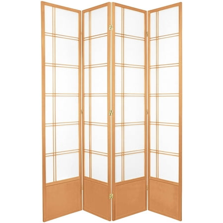 Double Cross Shoji Screen - 7' Tall Double Cross Shoji Screen