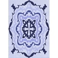 thumbnail image 1 of Ahgly Company Machine Washable Indoor Rectangle Transitional Heavenly Blue Area Rugs, 2' x 3', 1 of 7