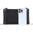 thumbnail image 4 of Women's Shiny Mini Rhinestone Square Bag Sparkle Clutch Purse Wedding Evening Party Handbags, 4 of 7