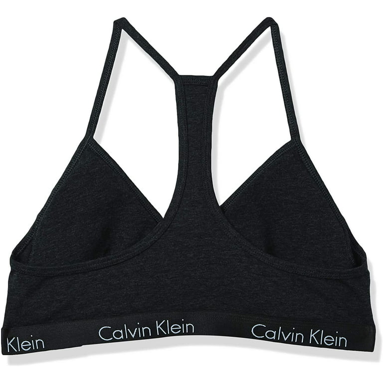Calvin Klein Women's Motive Cotton Lightly Lined Bralette Bra 