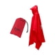 thumbnail image 2 of Poncho de lluvia Colamx impermeable reutilizable con capucha rojo, 2 of 8